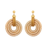 Silver Earrings with Zirconia