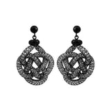 Silver Earrings with Zirconia