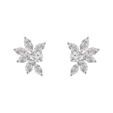 Earrings and Ring Marquise Diamond Set