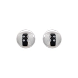 White Gold Cufflinks with Diamonds