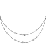Серебряное ожерелье Viventy
