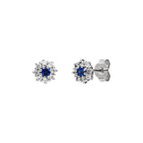 Viventy Stud Ohrringe mit Blue Siamit