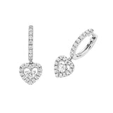 Viventy Herz Ohrringe mit 48 Zirkonia