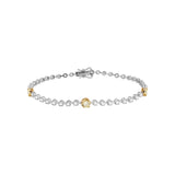 Tennisarmband mit eleganten Diamanten
