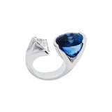 Sapphire and Diamond Ring