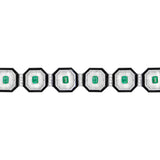 Art Deco Emerald Crystal Bracelet