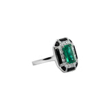 Art Deco Emerald Ring