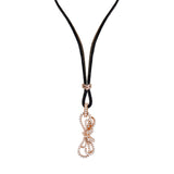 Roségoldarmband/-anhänger mit Diamanten
