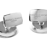 Sun And Planet Gear Cufflinks In Black Deakin & Francis