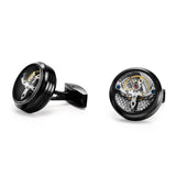 TFest1968 Tourbillon Cufflinks Black