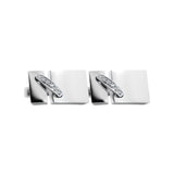 Chaumet White Gold "Liens" Cufflinks with Diamonds