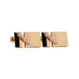 Chaumet Yellow Gold "Liens" Cufflinks with Diamonds