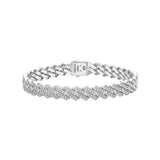 Zancan Silberarmband mit Saphiren