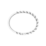 Zancan Silberarmband mit schwarzen Spinellsteinen