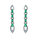 Emerald Set Collier Bracelet and Earrings