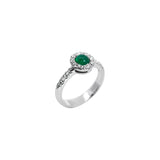 Emerald Diamond Ring