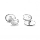 Sterling Silver Racing Car Cufflinks Red