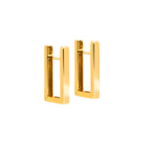 Goldene Ohrringe
