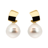 Perlenohrringe 18K Gold