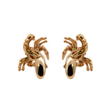 Paolo Piovan Gioielli Scorpio Gold Cufflinks with Diamonds