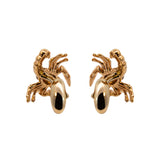 Paolo Piovan Gioielli Scorpio Gold Cufflinks with Diamonds