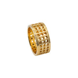 Gucci Cut Out Spinning Gold Ring