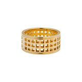Gucci Cut Out Spinning Goldring