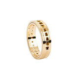 Gucci Cut Out Spinning Gold Ring