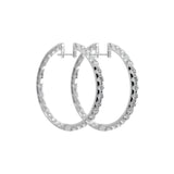 Diamond Hoop Earrings