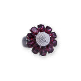 Blumenring mit Topas