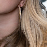 Diamond Hoop Earrings