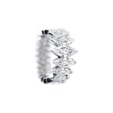 Collier and Ring Set with Marquise Diamonds