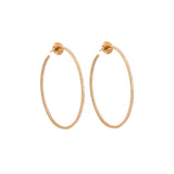 Diamond Hoop Earrings