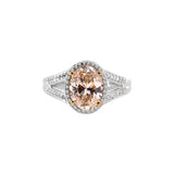 Fancy Oval Diamantring