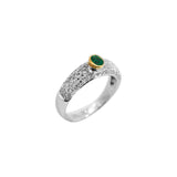 Smaragd-Diamantring