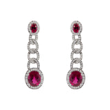 Rubellite Earrings