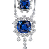 Sapphire Collier and Ring jewelry Set
