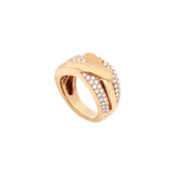 Rose Gold Ring with Diamonds
