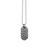 White Gold Clip Tag with Diamonds and a Chain