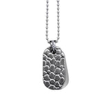 White Gold Clip Tag with Diamonds and a Chain