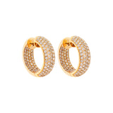 Stenzhorn Diamond Hoop Earrings