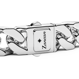 Zancan Silberarmband mit schwarzen Spinellsteinen