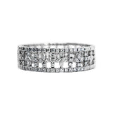 Diamond Art Deco Set Collier and Bracelet