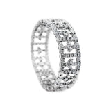 Diamond Art Deco Set Collier and Bracelet