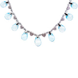 Collier and Earrings Jewellery Set with Topaz