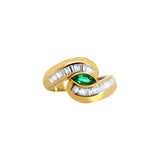 Goldener Smaragdring