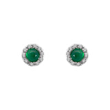 Emerald Stud Earrings