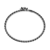 Zancan-Armband aus Silber mit Pitbull