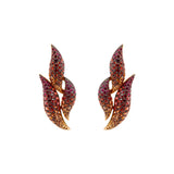 'Fire' Collier Earrings and Ring Sapphire and Ruby Set
