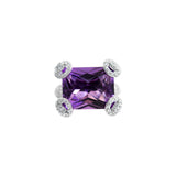 Gucci Horsebit Amethyst and Diamonds Ring